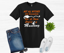 Load image into Gallery viewer, Not All Witches Ride Broomsticks One Drives A Your Choice of Car Halloween Adult Unisex T Shirt or Sweatshirt