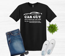 Load image into Gallery viewer, Car Guy Your choice of muscle car Adult Unisex T-Shirt or Sweatshirt