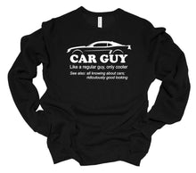 Load image into Gallery viewer, Car Guy Your choice of muscle car Adult Unisex T-Shirt or Sweatshirt