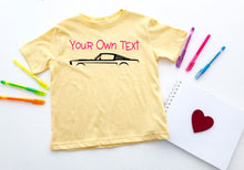 Load image into Gallery viewer, Your Own Text Mustang (Choose your Car) Infant and Toddler Apparel