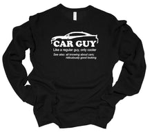 Load image into Gallery viewer, Car Guy Your choice of muscle car Adult Unisex T-Shirt or Sweatshirt