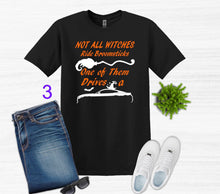Load image into Gallery viewer, Not All Witches Ride Broomsticks One Drives A Mustang Halloween Adult Unisex T Shirt or Sweatshirt