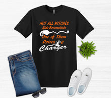 Load image into Gallery viewer, Not All Witches Ride Broomsticks One Drives A Your Choice of Car Halloween Adult Unisex T Shirt or Sweatshirt