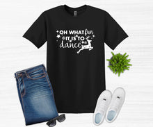 Load image into Gallery viewer, Oh What Fun it is to Dance Christmas Youth and Adult T Shirt or Sweatshirt