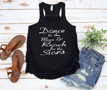 Load image into Gallery viewer, Dance to the Moon Girls Racerback Flowy Tank Top