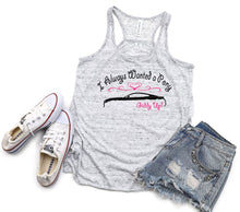 Load image into Gallery viewer, I Always Wanted a Pony Ladies Flowy Racerback Tank Top
