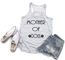 Load image into Gallery viewer, Mother of Dogs Ladies Flowy Racerback Tank Top