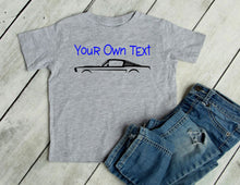 Load image into Gallery viewer, Your Own Text Mustang (Choose your Car) Infant and Toddler Apparel