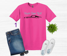 Load image into Gallery viewer, Your Own Text Mustang (Choose your Car) Youth Unisex T-Shirt and Sweatshirt