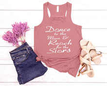 Load image into Gallery viewer, Dance to the Moon Girls Racerback Flowy Tank Top