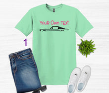 Load image into Gallery viewer, Your Own Text Mustang (Choose your Car) Youth Unisex T-Shirt and Sweatshirt