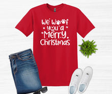 Load image into Gallery viewer, We Woof You a Merry Christmas Youth and Adult T Shirt or Sweatshirt