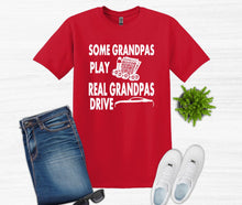 Load image into Gallery viewer, Real Grandpas Drive Mustangs Adult Unisex T-Shirt and Sweatshirt