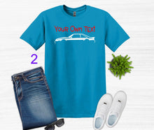 Load image into Gallery viewer, Your Own Text Mustang (Choose your Car) Youth Unisex T-Shirt and Sweatshirt