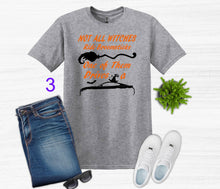 Load image into Gallery viewer, Not All Witches Ride Broomsticks One Drives A Mustang Halloween Adult Unisex T Shirt or Sweatshirt