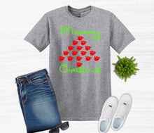 Load image into Gallery viewer, Paw Print Christmas Tree Youth and Adult T Shirt or Sweatshirt