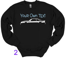 Load image into Gallery viewer, Your Own Text Mustang (Choose your Car) Youth Unisex T-Shirt and Sweatshirt