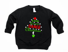 Load image into Gallery viewer, Live Love Dance Christmas Tree Toddler, Youth and Adult T Shirt or Sweatshirt