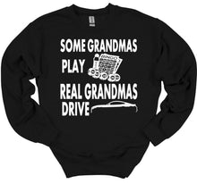 Load image into Gallery viewer, Real Grandmas Drive a Mustang Adult Unisex T-Shirt and Sweatshirt