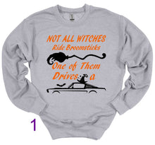 Load image into Gallery viewer, Not All Witches Ride Broomsticks One Drives A Mustang Halloween Adult Unisex T Shirt or Sweatshirt
