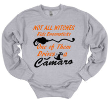 Load image into Gallery viewer, Not All Witches Ride Broomsticks One Drives A Your Choice of Car Halloween Adult Unisex T Shirt or Sweatshirt
