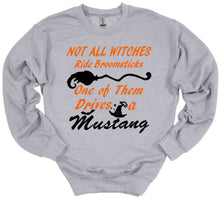 Load image into Gallery viewer, Not All Witches Ride Broomsticks One Drives A Your Choice of Car Halloween Adult Unisex T Shirt or Sweatshirt