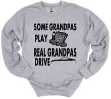 Load image into Gallery viewer, Real Grandpas Drive Mustangs Adult Unisex T-Shirt and Sweatshirt