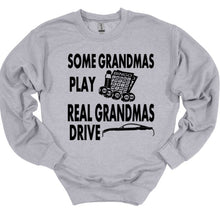 Load image into Gallery viewer, Real Grandmas Drive a Mustang Adult Unisex T-Shirt and Sweatshirt