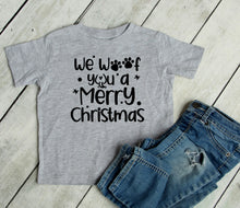 Load image into Gallery viewer, We Woof You a Merry Christmas Infant and Toddler Apparel