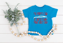 Load image into Gallery viewer, My Mom's Mustang (your choice of car) is Faster than your Dad's Car Infant and Toddler Apparel
