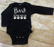 Load image into Gallery viewer, Bark the Herald Angels Sing Christmas Infant and Toddler Apparel