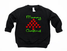 Load image into Gallery viewer, Paw Print Christmas Tree Infant Bodysuit and Toddler T Shirt or Sweatshirt