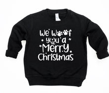 Load image into Gallery viewer, We Woof You a Merry Christmas Infant and Toddler Apparel