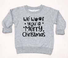 Load image into Gallery viewer, We Woof You a Merry Christmas Infant and Toddler Apparel