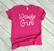 Load image into Gallery viewer, Wrangler Girl Youth and Adult Unisex T Shirt or Sweatshirt
