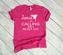 Load image into Gallery viewer, Dance is Calling Boy Youth and Adult Unisex T-Shirt or Sweatshirt