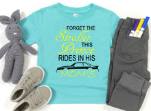 Load image into Gallery viewer, Forget the Stroller This Prince Rides in His Mom's (any name) Mustang (Choice of car) Infant and Toddler