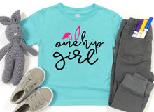 Load image into Gallery viewer, One Hip Girl Easter Infant Bodysuit and Toddler T Shirt