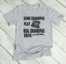 Load image into Gallery viewer, Real Grandpas Drive Mustangs Adult Unisex T-Shirt and Sweatshirt