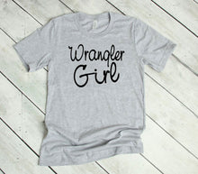 Load image into Gallery viewer, Wrangler Girl Youth and Adult Unisex T Shirt or Sweatshirt