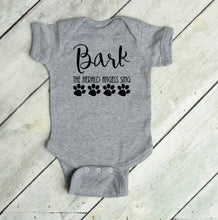 Load image into Gallery viewer, Bark the Herald Angels Sing Christmas Infant and Toddler Apparel