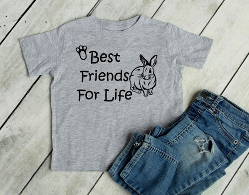 Best Friends for Life Rabbit Toddler T Shirt & Sweatshirt