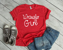 Load image into Gallery viewer, Wrangler Girl Youth and Adult Unisex T Shirt or Sweatshirt