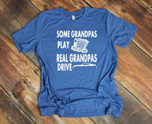 Load image into Gallery viewer, Real Grandpas Drive Mustangs Adult Unisex T-Shirt and Sweatshirt