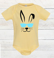 Load image into Gallery viewer, Bunny Faces (boy or girl) Easter Infant Bodysuit and Toddler T Shirt
