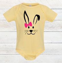 Load image into Gallery viewer, Bunny Faces (boy or girl) Easter Infant Bodysuit and Toddler T Shirt