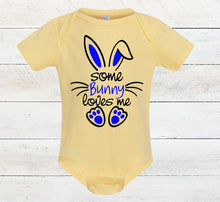 Load image into Gallery viewer, Some Bunny Loves Me Easter Infant Bodysuit & Toddler T Shirt