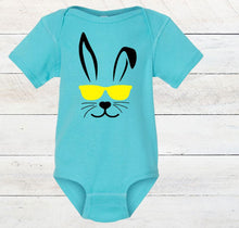 Load image into Gallery viewer, Bunny Faces (boy or girl) Easter Infant Bodysuit and Toddler T Shirt