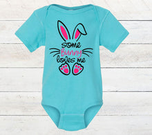 Load image into Gallery viewer, Some Bunny Loves Me Easter Infant Bodysuit & Toddler T Shirt