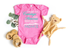 Load image into Gallery viewer, Forget the Carriage This Princess Rides in Her Mom's (any name) Mustang (your choice of car) Infant and Toddler Apparel